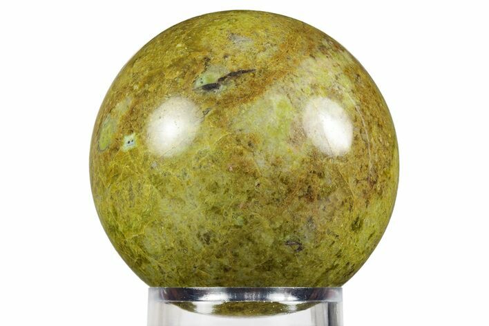 Polished Green Opal Sphere - Madagascar #246419